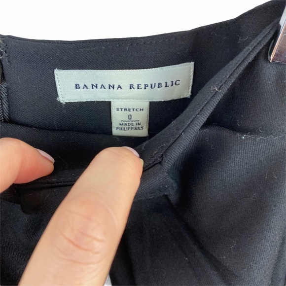BANANA REPUBLIC Bow Ruffle Stretch Skirt Size 0 - Picture 4 of 5